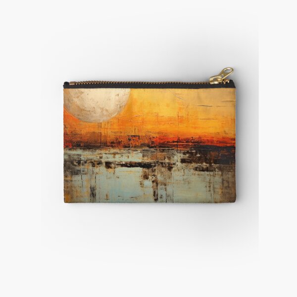 Artikelvorschau, Entdecken Sie "Simplistic & Minimalistic Vintage Sunset" Abstrakte Kunst entworfen und verkauft von ArtificialGenes.