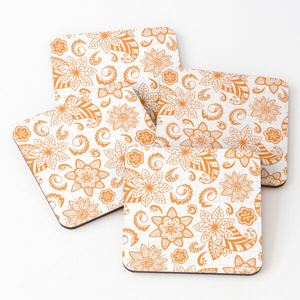 Item preview, Elegant Paisley Plaid Floral Seamless Pattern designed and sold by OrangeMG.