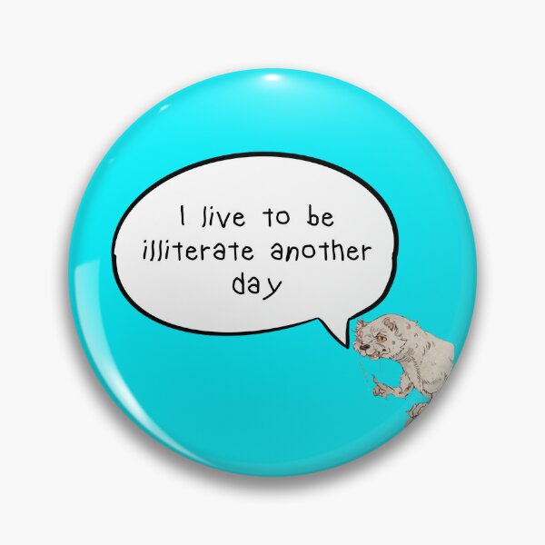 Item preview, Ava continues to be illiterate designed and sold by AwkwardDuckling.