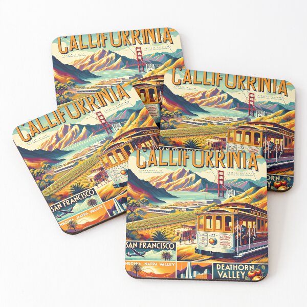 Item preview, Vintage California Escapade: Timeless Travel Poster designed and sold by FIYARO.