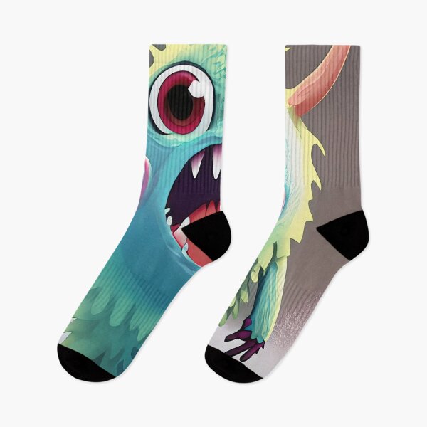 Item preview, Monster grimacing, kids, childish, fun, cheerful, funny, cyber, children designed and sold by Cyber Kids.