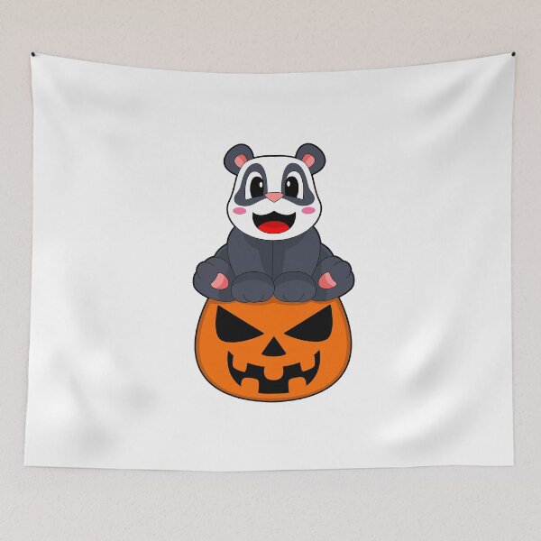 Item preview, Panda Halloween Pumpkin designed and sold by Snabdesign84.