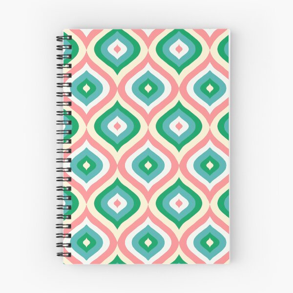 Item preview, Abstract Geometric Drop Pattern (pink/green) designed and sold by Design Minds Boutique.