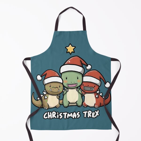 Item preview, Christmas dinos Trex family designed and sold by ChataMaroon.