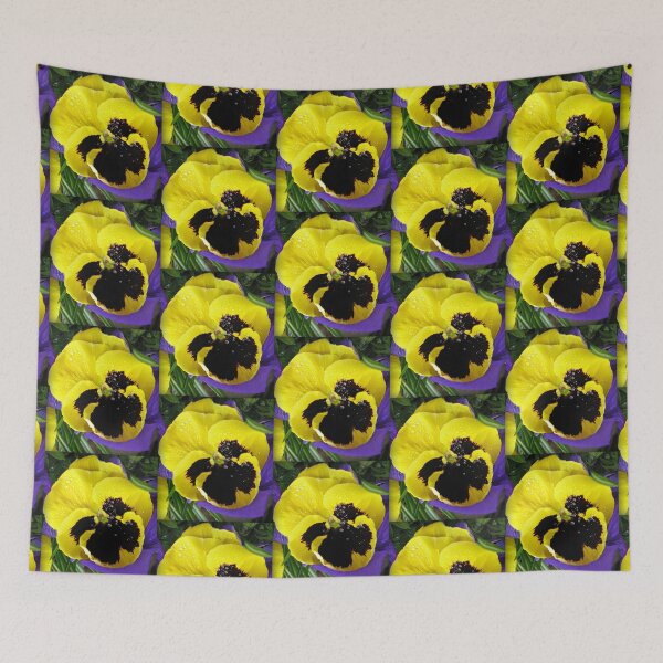Item preview, Sleeping Beauty - A Yellow Blotch Pansy  designed and sold by BlueMoonRose.