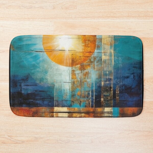 Artikelvorschau, Entdecken Sie "Simplistic & Minimalistic Vintage Sunset" Abstrakte Kunst entworfen und verkauft von ArtificialGenes.