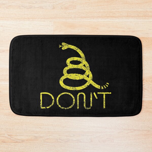 Item preview, In Vogue Modern Distressed 80s Yellow Minimalist Gadsden Snake Flag Stylish Dont Tread On Me designed and sold by pelagio.