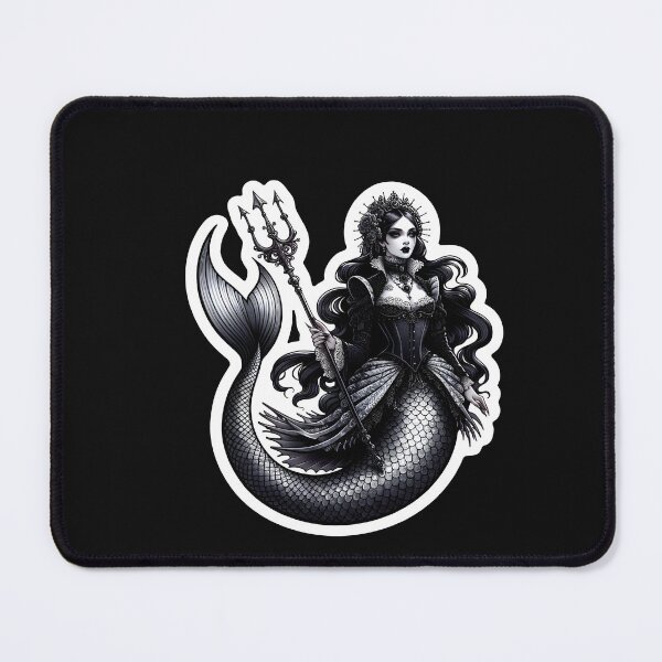 Item preview, Gothic Mermaid with a Trident designed and sold by Truck Stop One.
