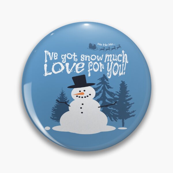 Item preview, Christmas I Got Snow Much Love Snowman Holiday Art designed and sold by gleefulme.