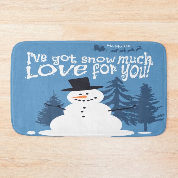 Item preview, Christmas I Got Snow Much Love Snowman Holiday Art designed and sold by gleefulme.