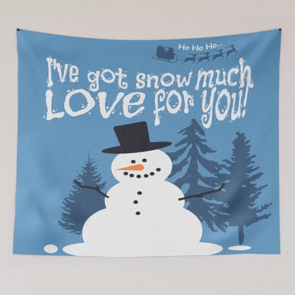 Item preview, Christmas I Got Snow Much Love Snowman Holiday Art designed and sold by gleefulme.