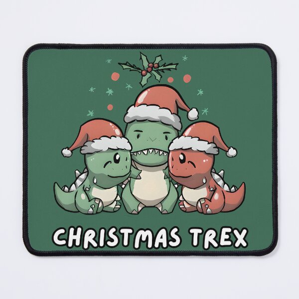 Item preview, Christmas dinos Trex family designed and sold by ChataMaroon.