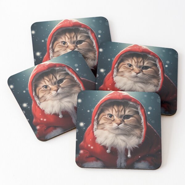 Item preview, comfy christmas holiday cat designed and sold by dcrc.