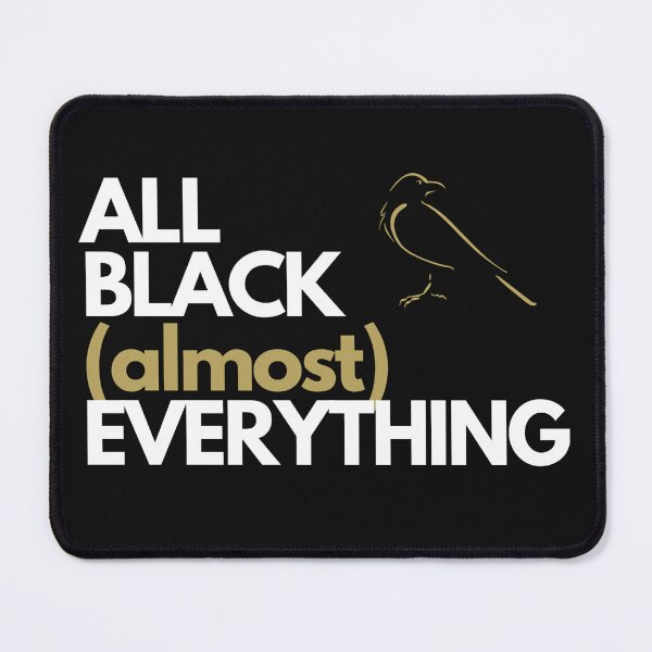 Item preview, All Black [almost] Everything: Golden Raven designed and sold by ZION-E-Store.