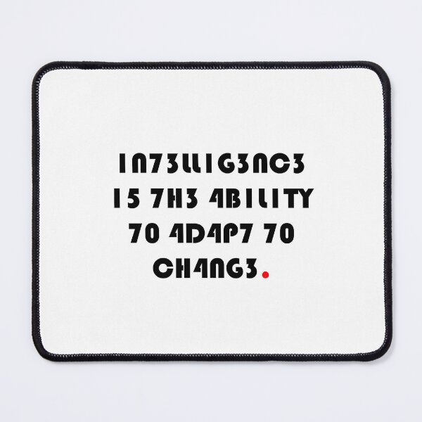 Item preview, Intelligence Quote designed and sold by MAS Graphic Design.