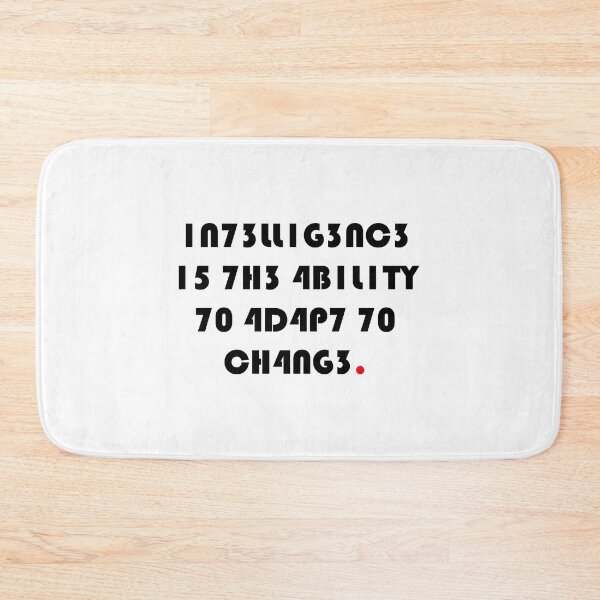 Item preview, Intelligence Quote designed and sold by MAS Graphic Design.