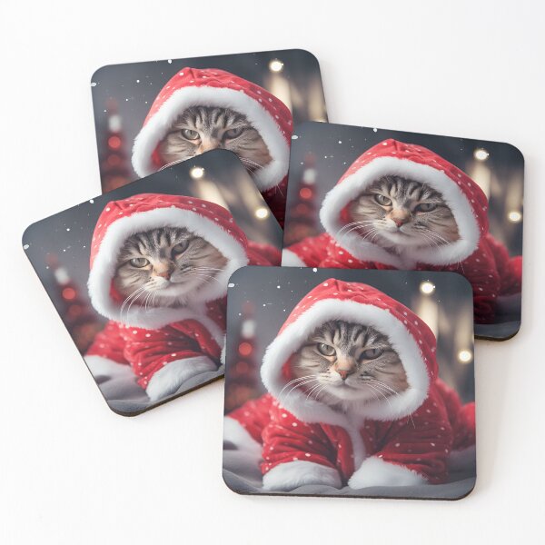 Item preview, comfy christmas holiday cat designed and sold by dcrc.