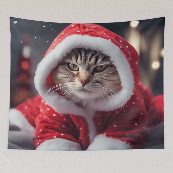Item preview, comfy christmas holiday cat designed and sold by dcrc.
