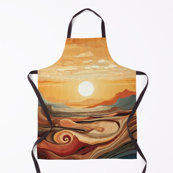 Item preview, Explore "Simplistic & Minimalistic Vintage Sunset" Abstract Art designed and sold by ArtificialGenes.