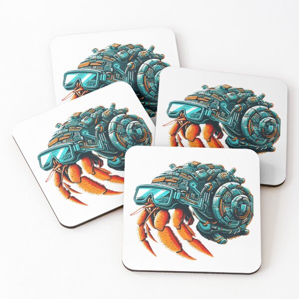 Item preview, Ocean Scuttler - Cyber Hermit Crab designed and sold by MrAI-Store.