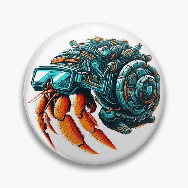 Item preview, Ocean Scuttler - Cyber Hermit Crab designed and sold by MrAI-Store.