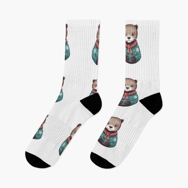 Item preview, Christmas otter designed and sold by PawelNature.