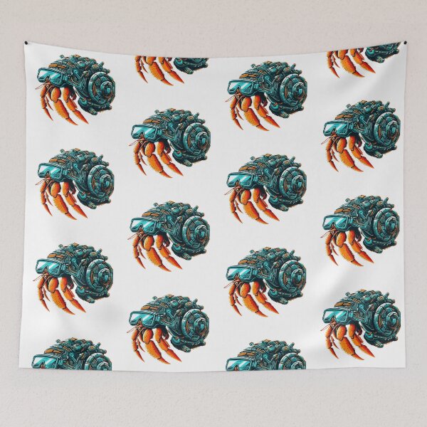 Item preview, Ocean Scuttler - Cyber Hermit Crab designed and sold by MrAI-Store.