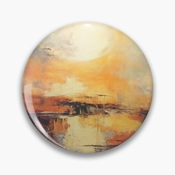 Artikelvorschau, Entdecken Sie "Simplistic & Minimalistic Vintage Sunset" Abstrakte Kunst entworfen und verkauft von ArtificialGenes.