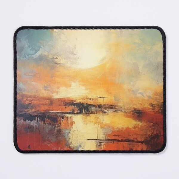 Artikelvorschau, Entdecken Sie "Simplistic & Minimalistic Vintage Sunset" Abstrakte Kunst entworfen und verkauft von ArtificialGenes.