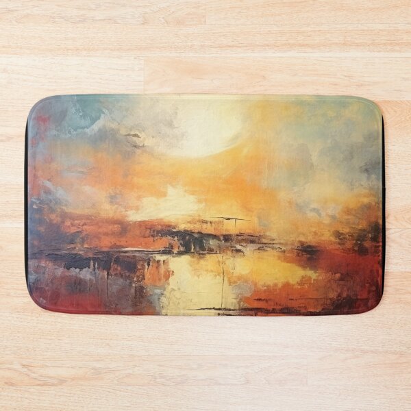 Artikelvorschau, Entdecken Sie "Simplistic & Minimalistic Vintage Sunset" Abstrakte Kunst entworfen und verkauft von ArtificialGenes.