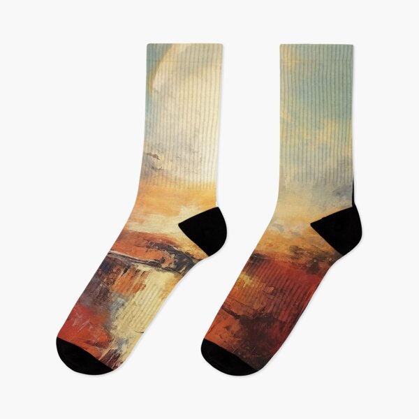Artikelvorschau, Entdecken Sie "Simplistic & Minimalistic Vintage Sunset" Abstrakte Kunst entworfen und verkauft von ArtificialGenes.