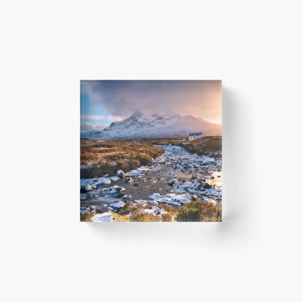 Artikelvorschau, Isle of Skye, Sligachan, Sgurr nan Gillean im Winter. entworfen und verkauft von PhotosEcosse.