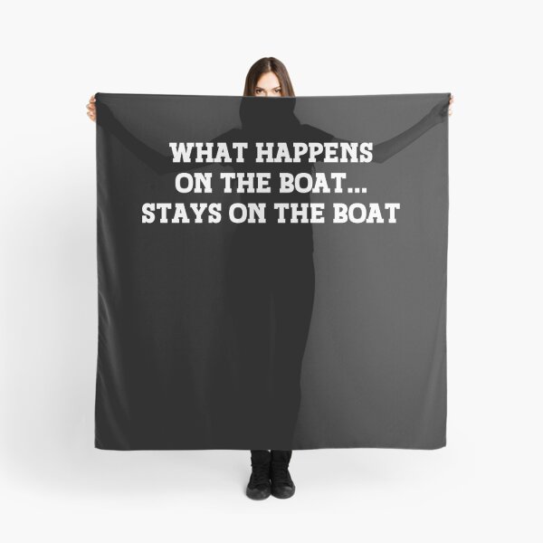 Item preview, What Happens On The Boat Stays On The Boat Funny Pontoon Boating Motor Boatin Lake designed and sold by NovaPixelArtCo.
