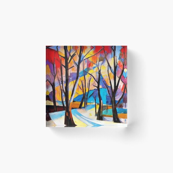 Item preview, Bare Trees in mountain valley 7 designed and sold by George Hutton Hunter.
