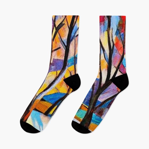 Item preview, Bare Trees in mountain valley 7 designed and sold by George Hutton Hunter.