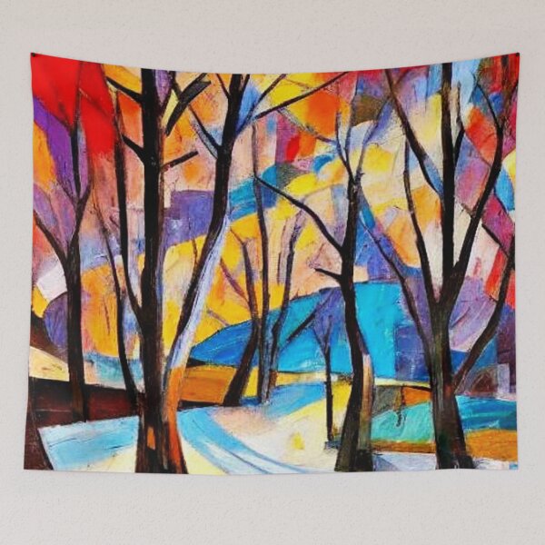 Item preview, Bare Trees in mountain valley 7 designed and sold by George Hutton Hunter.