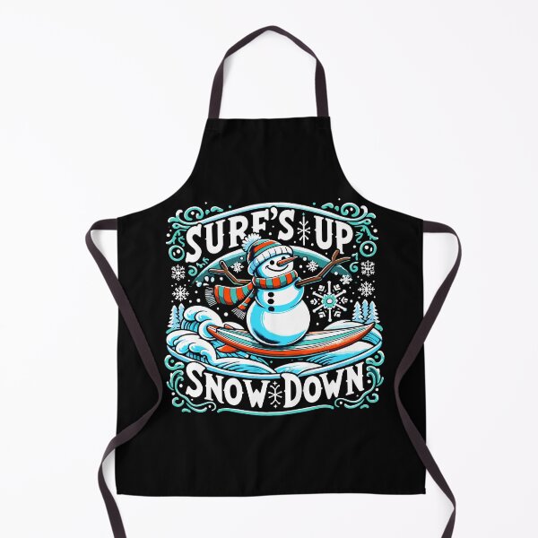 Item preview, Winter Surf Adventure - Surf's Up, Snow Down Apparel designed and sold by Jurady.