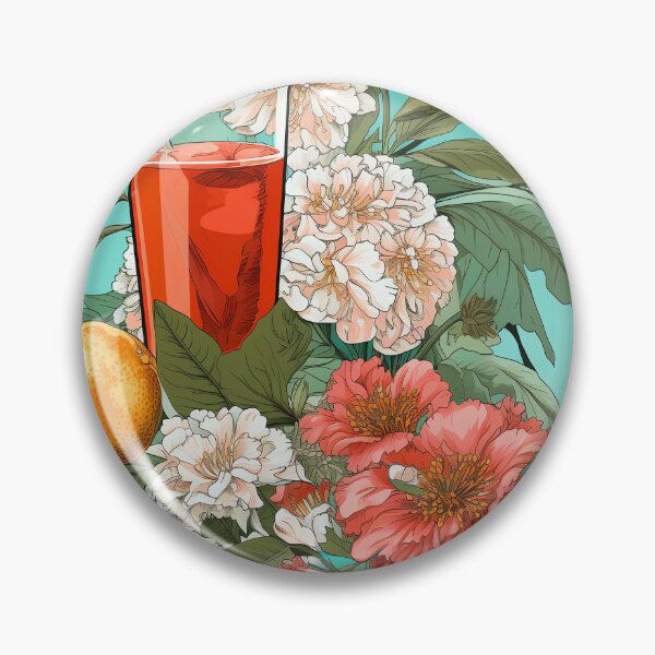Item preview, Floral aesthetic texture with drinks designed and sold by ivanmejia.