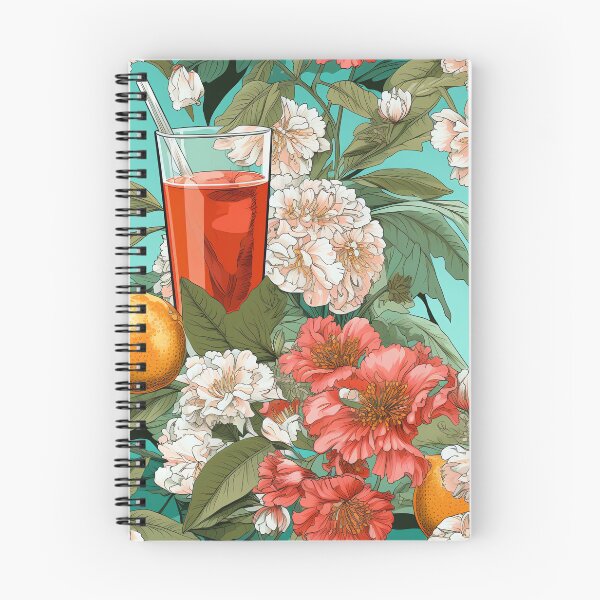 Item preview, Floral aesthetic texture with drinks designed and sold by ivanmejia.