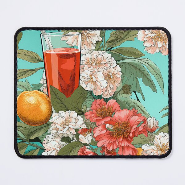Item preview, Floral aesthetic texture with drinks designed and sold by ivanmejia.