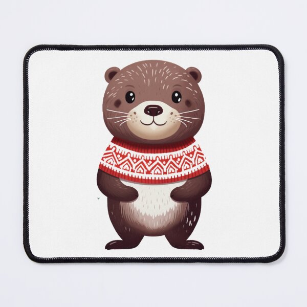 Item preview, Christmas otter designed and sold by PawelNature.