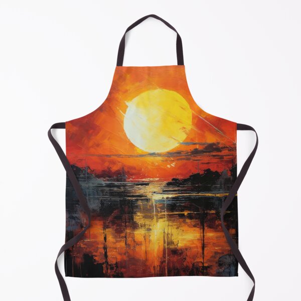 Artikelvorschau, Entdecken Sie "Simplistic & Minimalistic Vintage Sunset" Abstrakte Kunst entworfen und verkauft von ArtificialGenes.