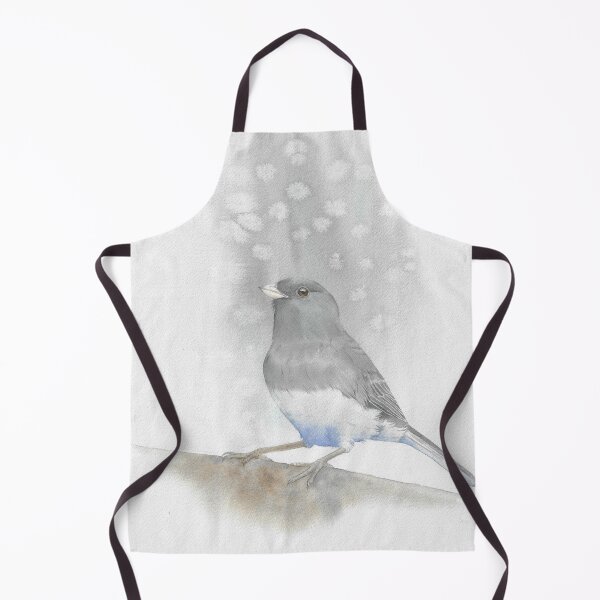 Item preview, Dark-eyed junco watercolor bird portrait designed and sold by L'Atelier Oranjade.