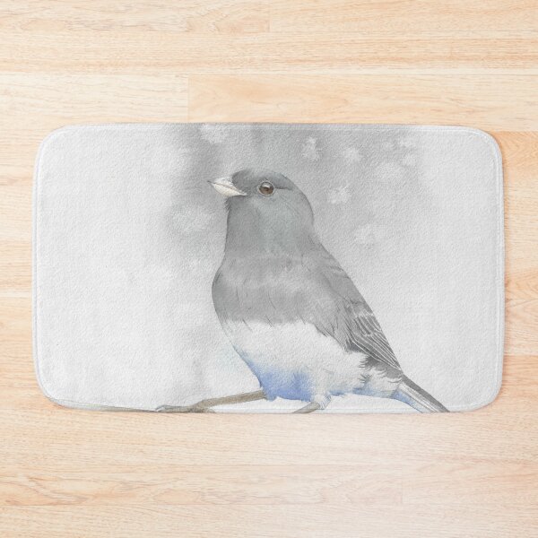 Item preview, Dark-eyed junco watercolor bird portrait designed and sold by L'Atelier Oranjade.
