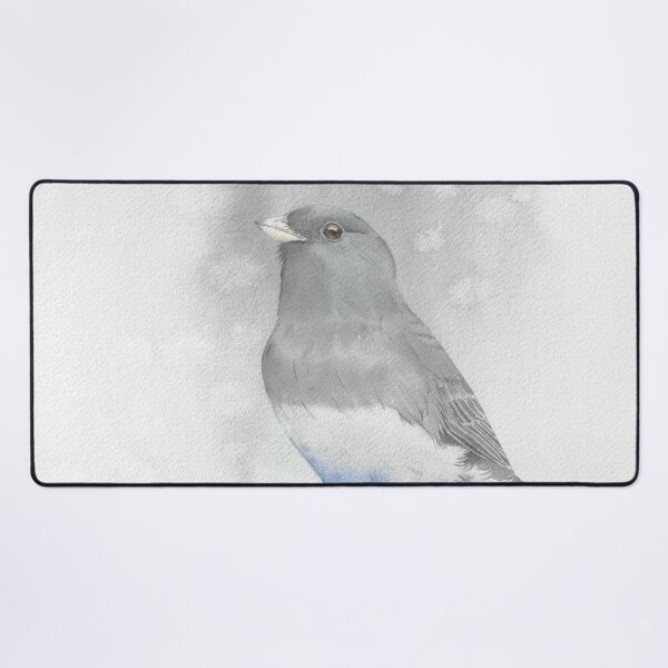 Item preview, Dark-eyed junco watercolor bird portrait designed and sold by L'Atelier Oranjade.