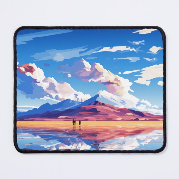 Item preview, A Pop Art Travel Print of Salar de Uyuni - Bolivia  designed and sold by StudioRedKoala.