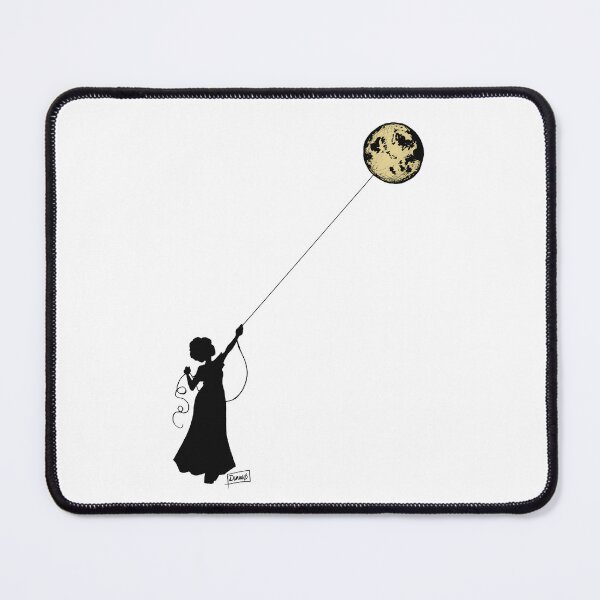 Item preview, Flying the moon designed and sold by Dunnoart.