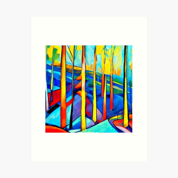 Item preview, Bare Trees in mountain valley 9 designed and sold by George Hutton Hunter.