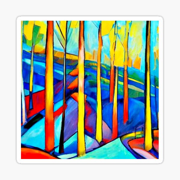 Item preview, Bare Trees in mountain valley 9 designed and sold by George Hutton Hunter.