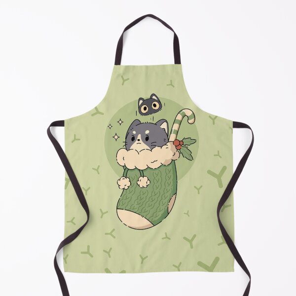 Item preview, Tuxedo and Kitten Christmas | Green designed and sold by ModesaDraw.